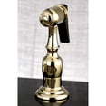 thumbnail image 3 of Kingston Brass KB1795PKLBS 8 x 16 in. Widespread Kitchen Faucet with Brass Sprayer, Oil Rubbed Bronze, 3 of 7