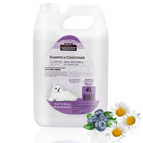 Alpha Dog Series Whitening Dog Shampoo, 1 Gallon