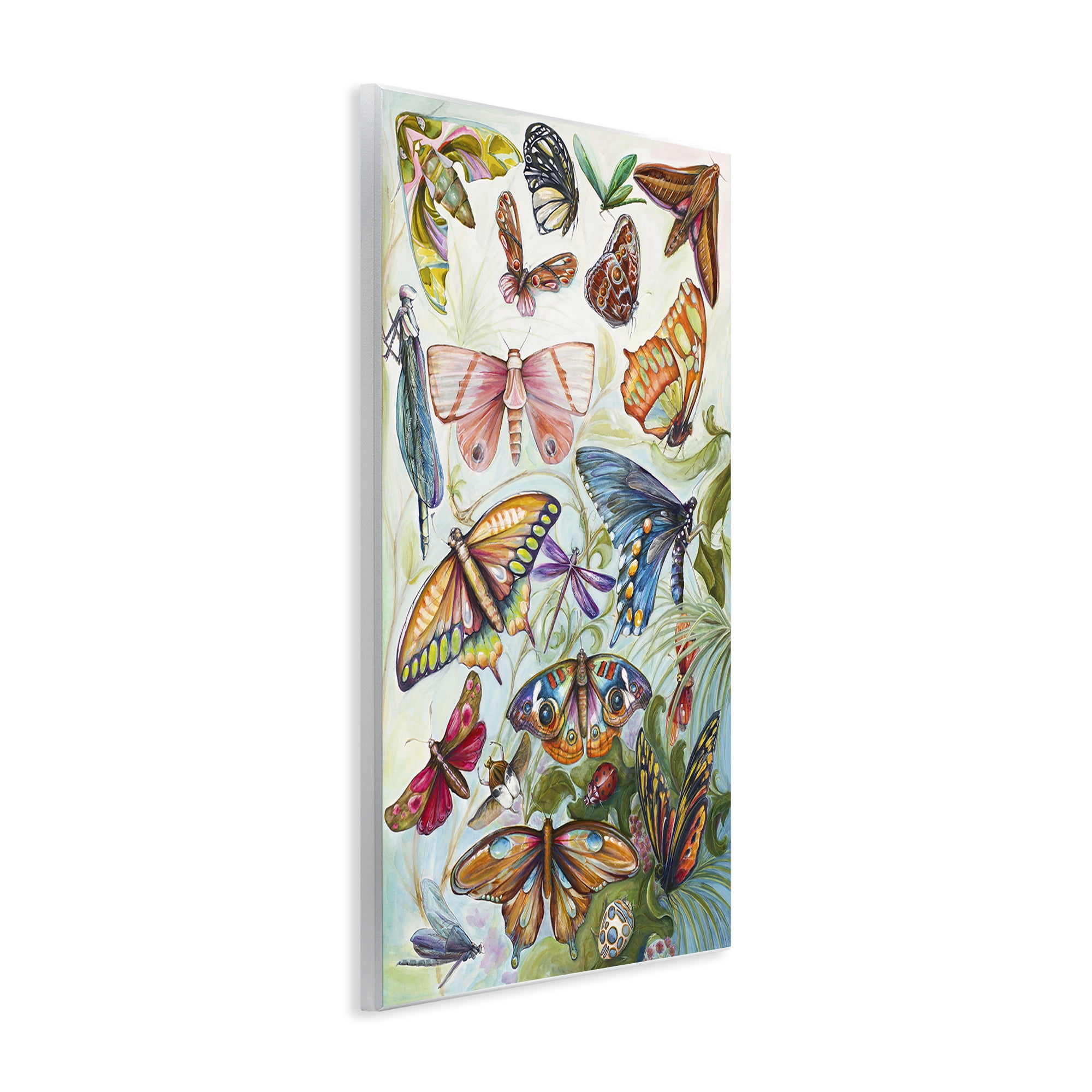 Stupell Industries Colorful Butterfly Conservatory Wall Plaque Art, design by Diannart