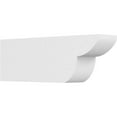 thumbnail image 1 of Ekena Millwork RFTP05X08X24CRE 8 x 5 x 24 in. Qualité Architecturale Standard Queue de Chevron PVC, 1 of 1