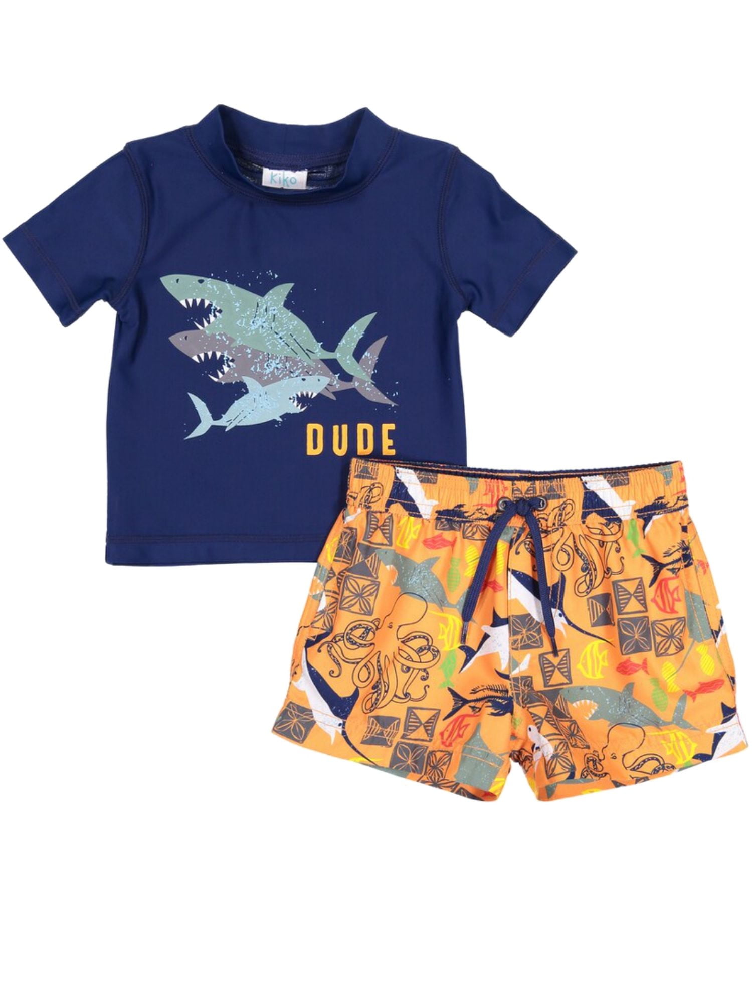 Kids Boys Shark Swimsuit Costume Swimwear Bathing Suit Rash Guard Tankini Set Kids Boys Shark Swimsuit Costume Swimwear Bathing Suit Rash Guard Tankini Set