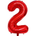thumbnail image 4 of Red Large Numbers Balloon 32 Inch  1 2 3 4 5 6 7 8 9 Racer Birthday Ball Digit bachelorette balloons Figure Golob Ballon, 4 of 10