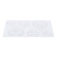 thumbnail image 3 of Dalazy Silicone Heart Shape Dessert Mold Portable Rectangular 6 Grid Home Kitchen Chocolate Cake Baking Mould Molding Tool, 3 of 6