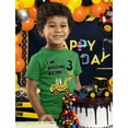 thumbnail image 4 of 3rd Birthday Shirt Boy 3 Year Old Construction Party Toddler Boys Shirts2T Green, 4 of 7