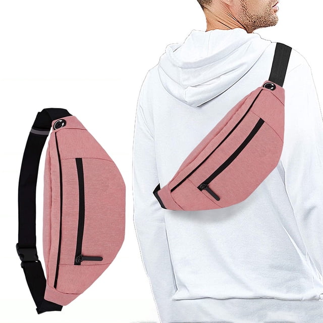 Bolso bandolera | Mochila bandolera de material hermético para hombres y mujeres | Bandolera de hombro al aire libre para deportes multifuncionales | Correa ajustable | Gran capacidad | 20x15x14,2 cm