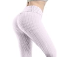 thumbnail image 4 of Womens High Waisted Yoga Pants Tummy Control Scrunched Booty Leggings Workout Running Butt Lift Textured Tights for Fitness Cycling Hiking Yoga, 4 of 4