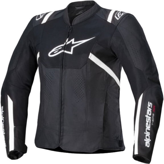 Alpinestars Stella T-SPS Air v2 Women's Street Motorcycle Jackets - Black/White / X-Small