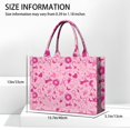 thumbnail image 3 of Large Capacity Tote Bag,Pink Breast Cancer Handbag Fashion Luxury Tote Bag,15.7"x13"x 5.1" Inches,Laptop Compatible, 3 of 6