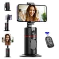 thumbnail image 1 of New Mobile Phone Follow Camera Pan/Tilt Desktop Live Panoramic Follow Camera Stand AI Face Recognition 360 °, 1 of 6