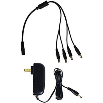 Alimentatore 12V 2A 24W Con Spina EU - Trasformatore AC 100-240V To DC - Generico