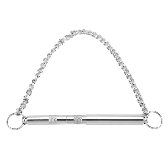 Entrenador De Comportamiento De Silbato De Entrenamiento Ultrasónico De Cobre Portátil Para Perros Con Cadena Colgante