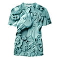 thumbnail image 5 of ZCFZJW Big and Tall Regular Fit Graphic T-Shirts for Men Vintage 3D Horse Pattern Print Summer Short Sleeve Round Neck Pullover Tops Trendy Outdoor Daily Vacation Tees Shirt Light Blue XXXXXL, 5 of 6