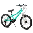 thumbnail image 1 of Petimini Cyclone 20 In 6 Speed Kids Mountain Bike for Ages 5-9, Mint Green, 1 of 7