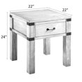 thumbnail image 2 of Modern Essentials Farmhouse End Table, Black, 2 of 8