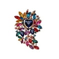 thumbnail image 2 of Ziurtnc Women Brooch Exquisite Craftsmanship Elegant Fashion Jewelry Rhinestone Brooch Women's Clothing Accessories, 2 of 8