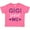 Hot Pink, variant on Inktastic My Gigi Loves Me Hearts in Pink Plaid Boys or Girls Toddler T-Shirt