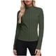 thumbnail image 3 of TaTaai Women's Athletic Casual Jacket Long Sleeve Zip Front Solid Color Slim Fit UPF Protection Sporty Outerwear with Thumbholes Gift, 3 of 7