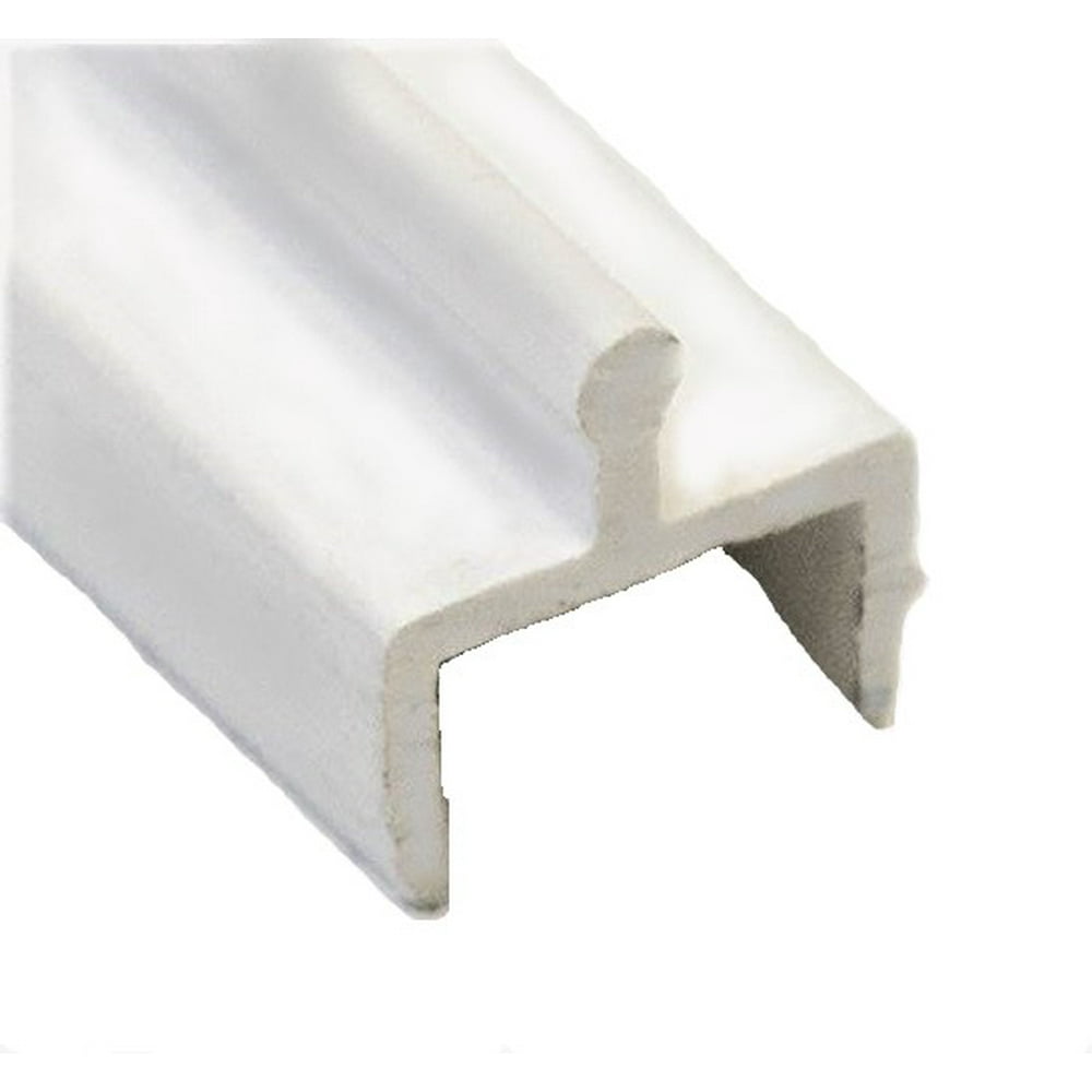 Sliding Screen Door Track 72" White Vinyl
