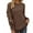 Coffee, variant on Hfyihgf Womens Crewneck Sweatshirts Long Sleeve Casual Tops with Ruffle Sleeve Fall Winter Clothes Soft Trendy Pullover Shirts(Coffee,L)