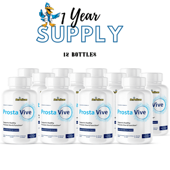Prosta Vive - Prostate Support- 12 Bottles- 720 Capsules