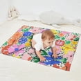 thumbnail image 2 of Pioneer Flower Floral Print Pattern Blanket,Comfortable Soft Flannel Throw Blanket,All Season,Warm Lightweight Blankets for Sofa Bed Couch Living Room Chair,30"x40", 2 of 4