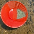 thumbnail image 4 of Milaget Riffle Plastic Gold Pan River Creek Panning Wash Gold Panning Tool Red, 4 of 9