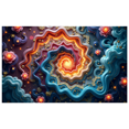thumbnail image 1 of Neon Geometric Star Banner Backdrop Futuristic Cosmic Wall Art for Party Decorations Events Room Decor Photography Props and Background, 1 of 4