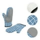thumbnail image 1 of unbranded 1Par Guantes De Cocina Aislantes De Calor Para Uso Doméstico En Azul, 1 of 6