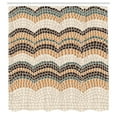 thumbnail image 2 of Ambesonne Tiles Shower Curtain, Antique Roman Retro Pattern, 69"Wx84"L, Sand Brown, 2 of 4