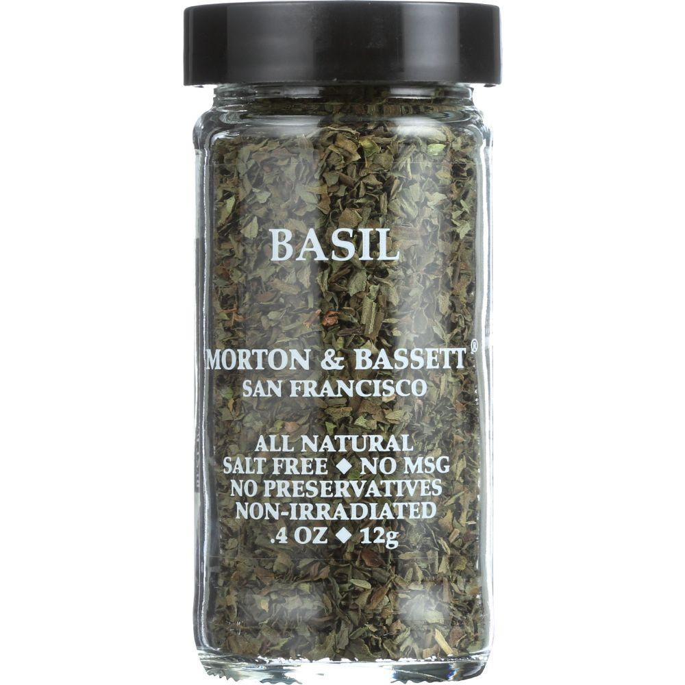 Morton & Bassett Spices Basil, 0.4 Oz (Pack Of 3)