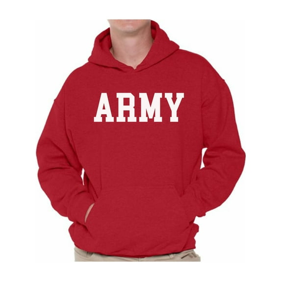 Awkward Styles Army Hoodie Pullover Army Hooded Sweatshirt Army Training Sweater Military Hooded Pullover Sweatshirt Military Hoodie Jumper Army Gifts for Him Homecoming Suprise Party Outfit