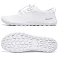 thumbnail image 4 of Racqua Women Water Shoes Swim Anti Slip Aqua Shoes Quick Dry Beach Barefoot Shoes Lightweight Fishing Diving Surfing Slip on Shoes White 9.5 Women/8.5 Men, 4 of 7