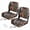 Camouflage, variant on GOCAPTAIN 2 Pack Folding Low Back Boat Seats, Thick Padded Waterproof Fishing Boat Seats, Ergonomic Fold-Down Design for Fishing, Jon Boats, Pontoon, Speedboats, White Blue