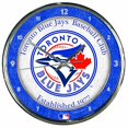 thumbnail image 2 of Toronto Blue Jays Horloge Murale Ronde en Chrome, 2 of 2