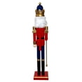 thumbnail image 5 of Kurt S. Adler F2330 36 in. Wooden Red & Blue King Nutcracker, 5 of 6