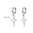 thumbnail image 2 of Pendientes Colgantes de Metal de Cobre Qarigey Ligeros y Ajustables Plateados para Ropa Zapatos y Accesorios Miscelánea Negro, 2 of 6