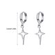 thumbnail image 4 of Pendientes colgantes de metal de cobre Qarigey plateados ligeros y ajustables, 4 of 6