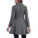thumbnail image 3 of Abrigo largo de invierno INSPIRE CHIC para mujer, con solapa y doble botonadura, talla XS, color gris, 3 of 6