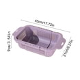thumbnail image 3 of LEHOZIHEQ Collapsible Colander for Kitchen, Over the Sink Strainer Basket for Kitchen, Fruit Pasta Food Strainer Expandable Plastic Colander BPA Free, 3 of 6