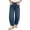 Blue, variant on Women's Y2K High Waist Barrel Jeans Vintage Baggy Cropped Wide Leg Denim Pants Front Patch Pockets Casual Daily Streetwear Jeans Blue