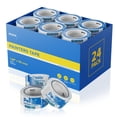 thumbnail image 1 of Cinta adhesiva para pintores, color azul, 5 cm de ancho, 24 rollos de 1200 m en total, 1 of 7