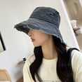 thumbnail image 6 of Fesfesfes Women Sun Hat Printing Sunshade Hat Fisherman's Hat Basin Hat Outdoor Bucket Hat, 6 of 8