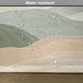 thumbnail image 5 of Ambesonne Neutral Place Mats Set of 4, Mountains Landscape Paint, Standard Size, Beige Ecru and Green, 5 of 5