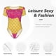 thumbnail image 4 of Balery Red Ice Cream Body de cuello redondo de manga corta para mujer Tops de manga corta Tops básicos-Medium, 4 of 7