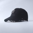 thumbnail image 1 of Gorra de béisbol coreana de primavera y verano para mujer, gorra de hip-hop para hombre, gorra informal de estilo británico para estudiantes, gorra de calle con aro de hierro, 1 of 6