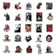 thumbnail image 4 of 100X Horror Movies Title Characters Poster Stickers Dracula Vampire Scream Scene, Sticker Set, 4 of 5