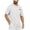 White, variant on Men's Crew Neck Short Sleeve T Shirt All Over Diamond Jacquard Mesh Leather Patch Relaxed Fit Casual Top for Daily Street Workout Vacation Wear