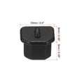 thumbnail image 2 of 25pcs USB Type B Port Plugs Covers Caps Silicone Anti Dust Protectors for USB Female End, Black, 2 of 4