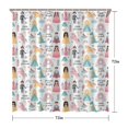 thumbnail image 5 of Fantasy Princess Pattern Shower Curtain 72"x72" ,Bathroom Decorative Shower Curtains Set with 12 Hooks,Modern Waterproof Washable Shower Curtain, 5 of 6