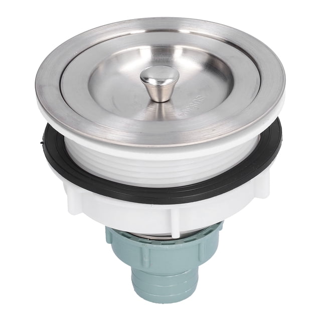Protector de desagüe de cocina con cesta desmontable y accesorio para un filtrado eficiente Colador de fregadero de acero inoxidable 304